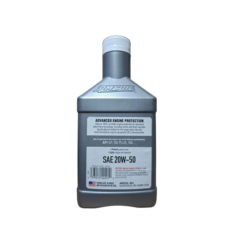 Aceite Amsoil OE 20W50 Sintetico - Imagen 2
