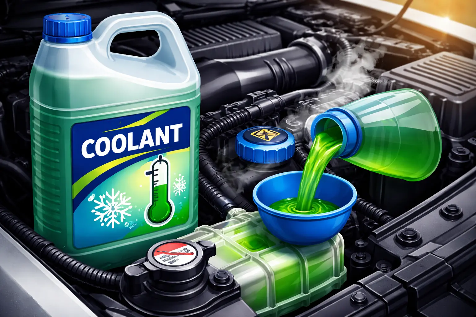 ⚙️ ¿Por qué el refrigerante es vital para el motor?