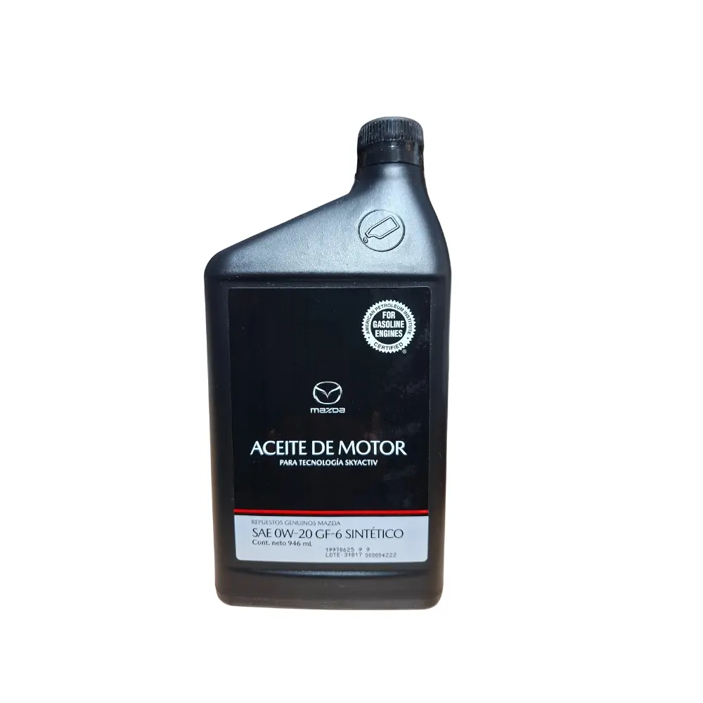 Aceite Mazda 0W20 Para Skyactive Sintetico