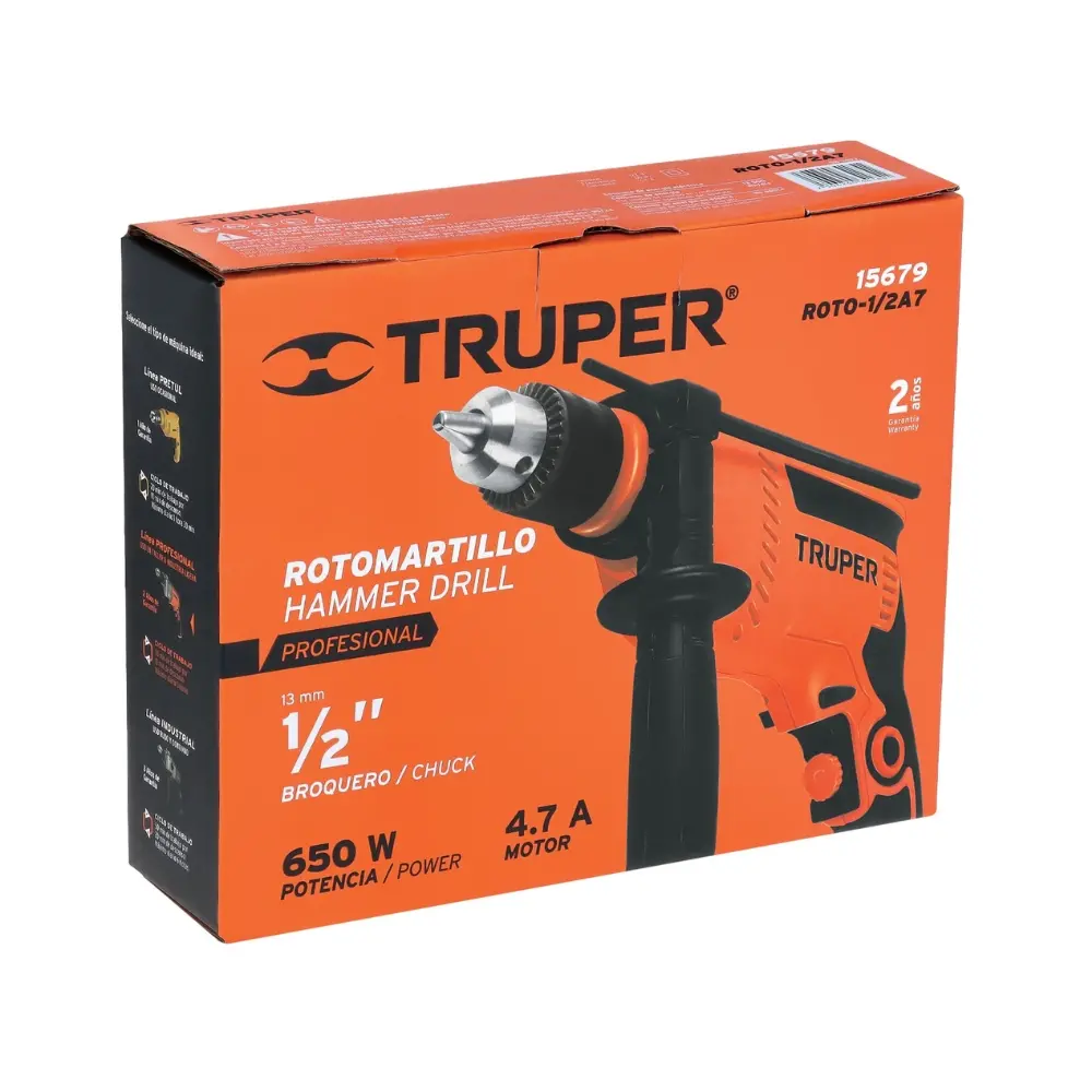 Rotor Martillo 1/2 650W Truper Pro - Imagen 3
