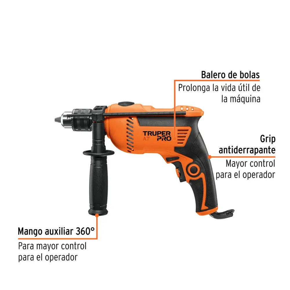Rotor Martillo 1/2 650W Truper Pro - Imagen 2